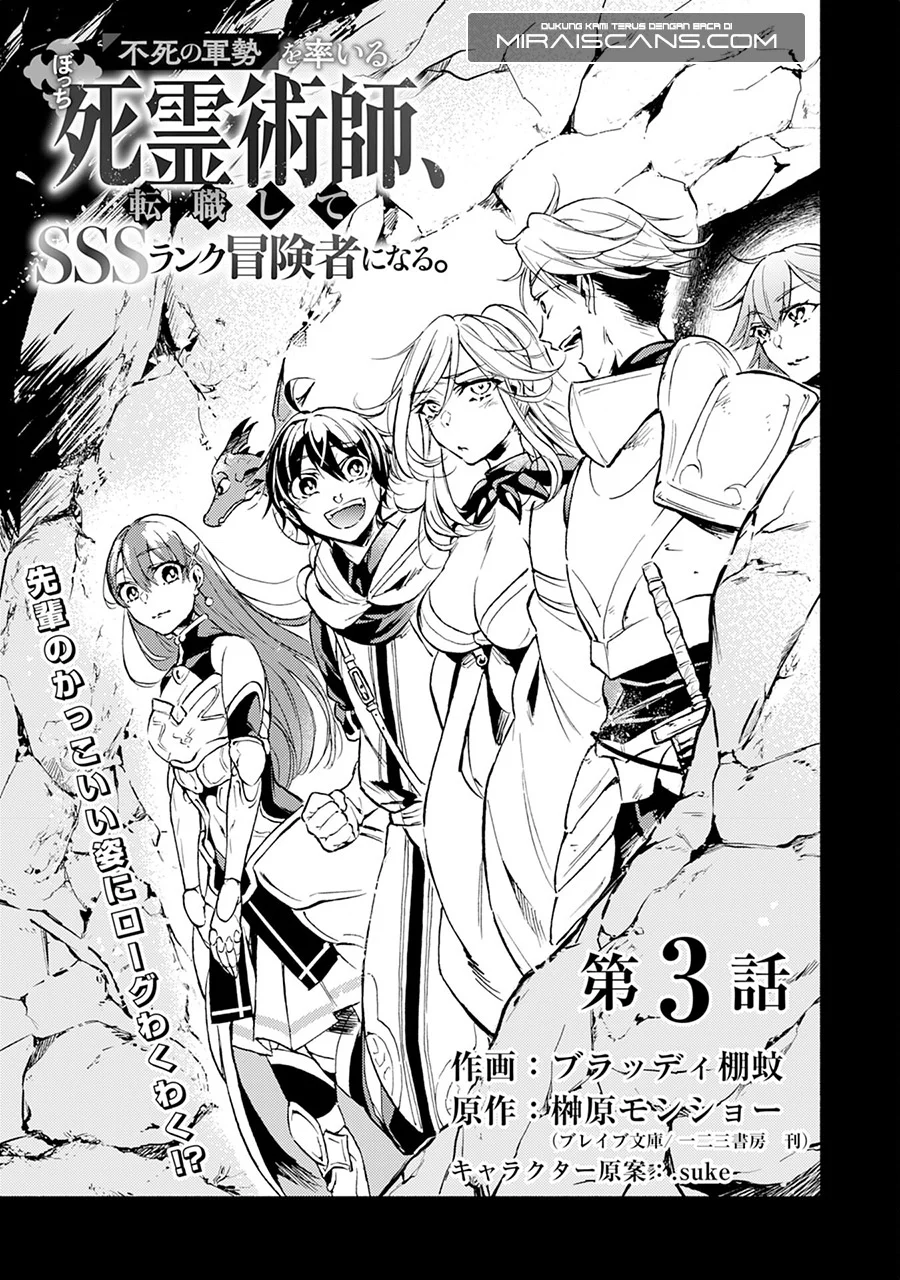 Manga Fushi no Gunzei wo Hikiiru Bocchi Shiryoujutsushi, Tenshoku shite SSS-Rank Boukensha ni naru. Chapter 3 gambar 2
