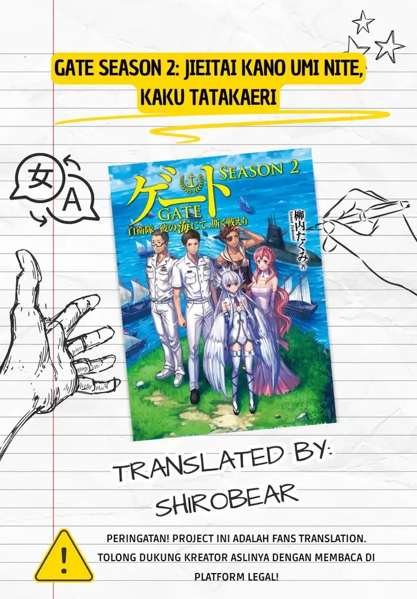 Komik Gate Season 2: Jieitai Kanoumi nite, Kaku Tatakaeri Chapter 3 gambar 1