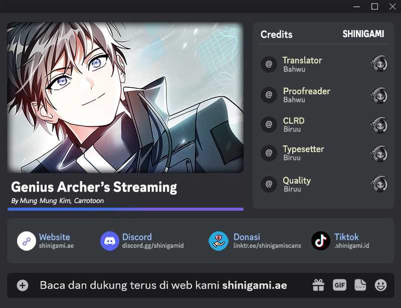 Komik Genius Archer’s Streaming Chapter 60 gambar 1