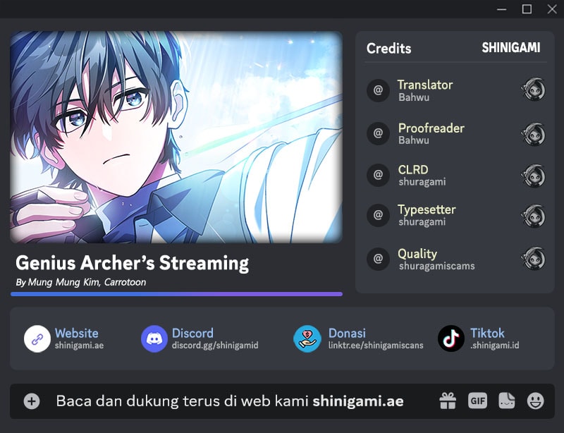 Komik Genius Archer’s Streaming Chapter 61 gambar 1