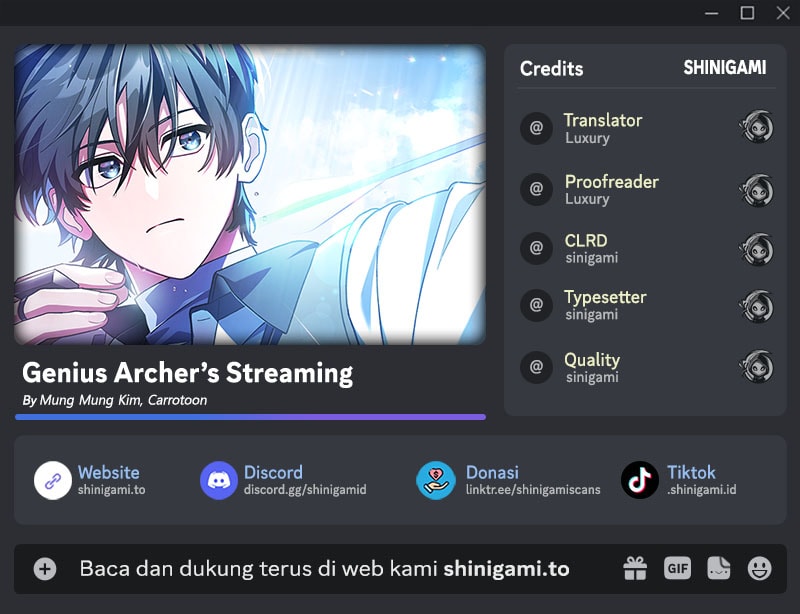 Komik Genius Archer’s Streaming Chapter 78 gambar 1