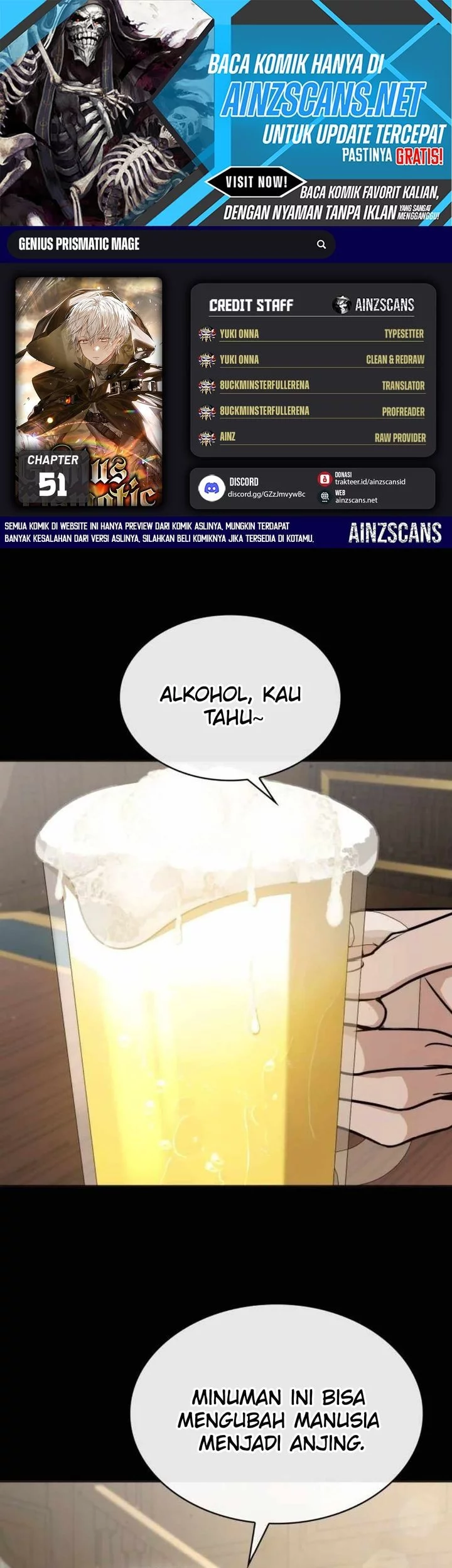 Komik Genius Prismatic Mage Chapter 50 gambar 1