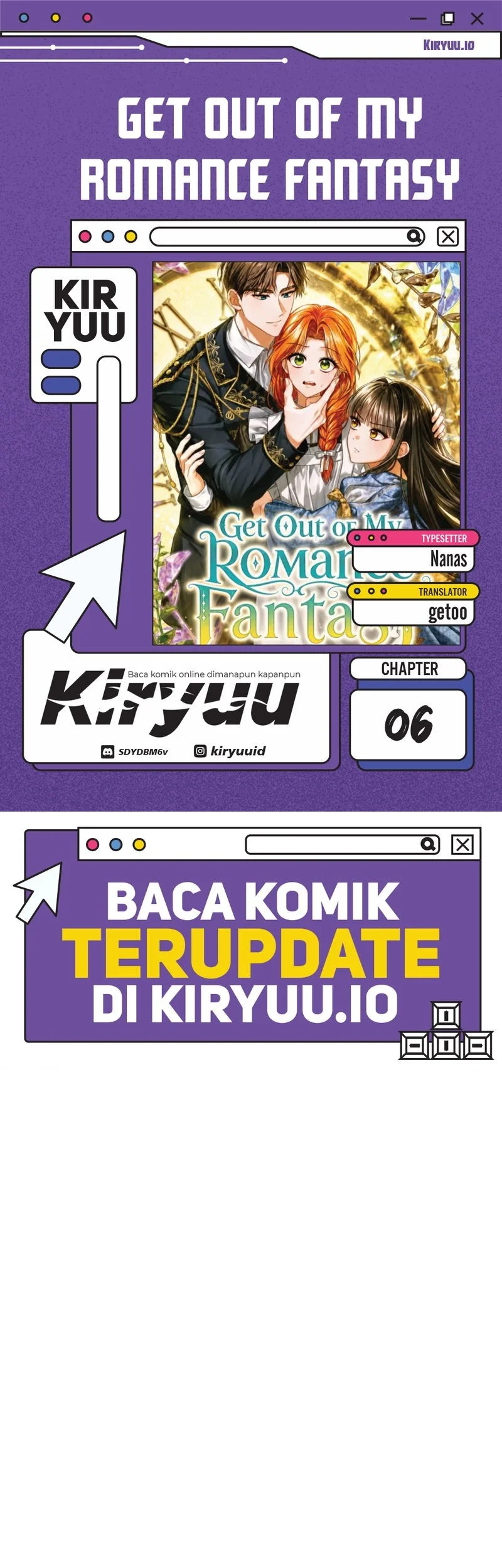 Komik Get Out of My Romance Fantasy Chapter 6 gambar 1