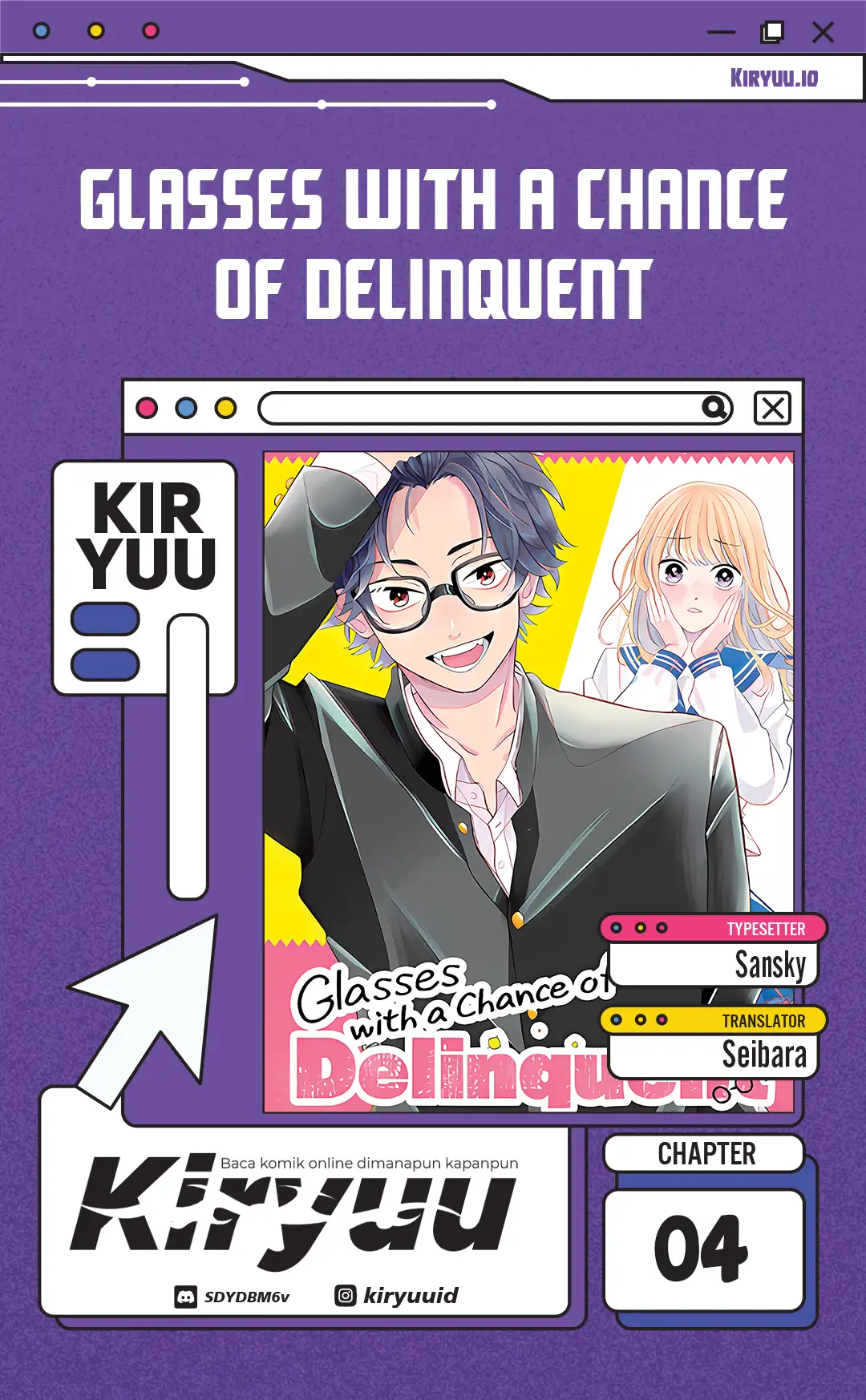 Komik Glasses with a Chance of Delinquent Chapter 4 gambar 1