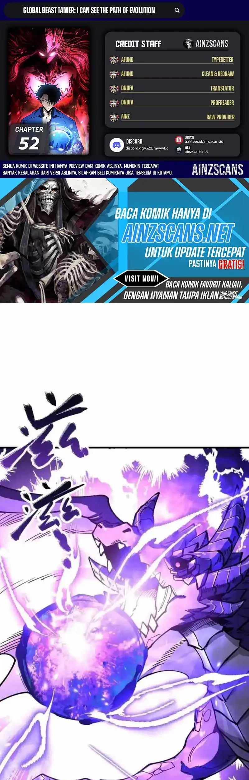 Komik Global Beast Tamer: I Can See the Path of Evolution Chapter 52 gambar 1