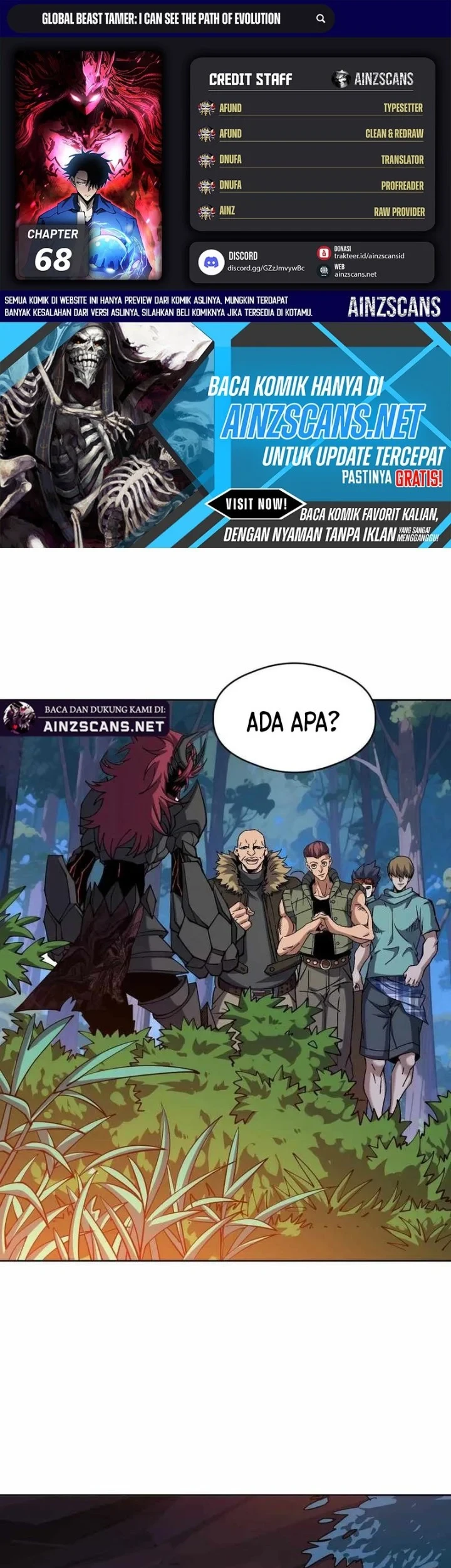 Komik Global Beast Tamer: I Can See the Path of Evolution Chapter 68 gambar 1