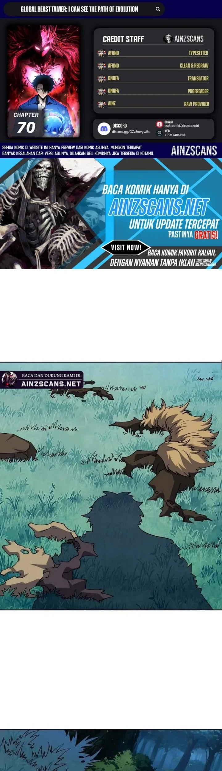Komik Global Beast Tamer: I Can See the Path of Evolution Chapter 70 gambar 1