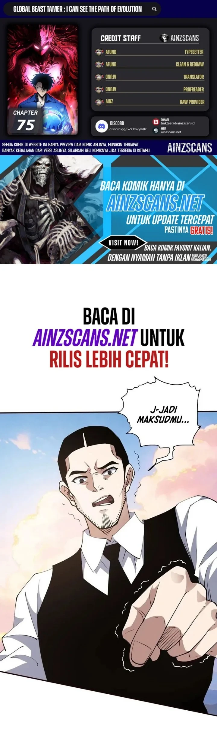 Komik Global Beast Tamer: I Can See the Path of Evolution Chapter 75 gambar 1