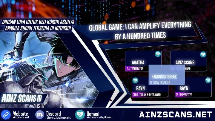 Komik Global Game: I Can Amplify Everything by a Hundred Times Chapter 2 gambar 1