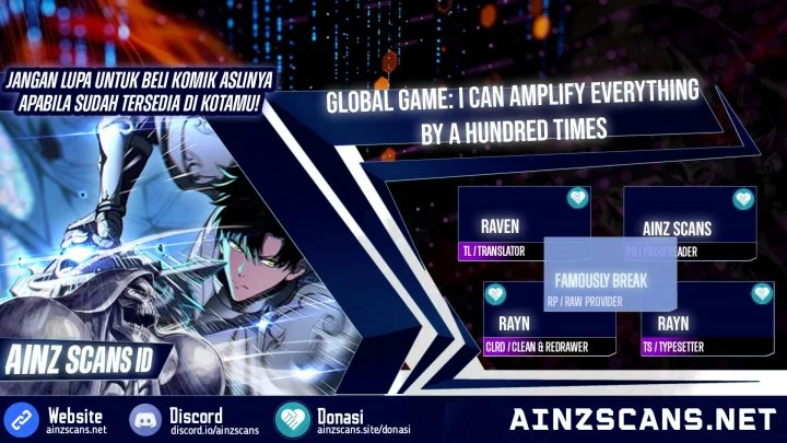 Komik Global Game: I Can Amplify Everything by a Hundred Times Chapter 6 gambar 1