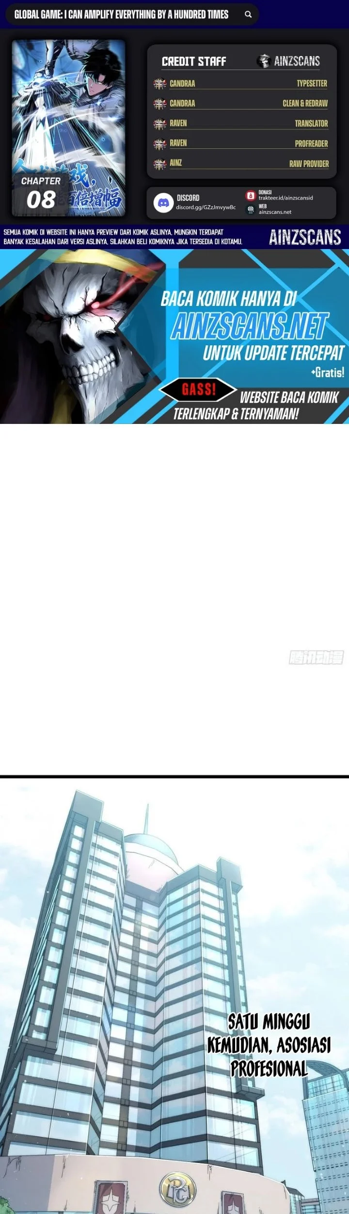 Komik Global Game: I Can Amplify Everything by a Hundred Times Chapter 8 gambar 1