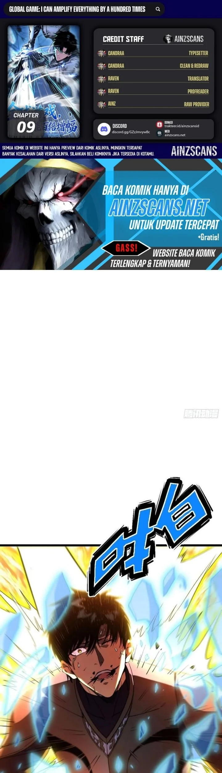 Komik Global Game: I Can Amplify Everything by a Hundred Times Chapter 9 gambar 1