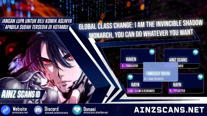 Komik Global Job Change: Shadow Monarch, I’m Invincible, Do Whatever You Want Chapter 3 gambar 1