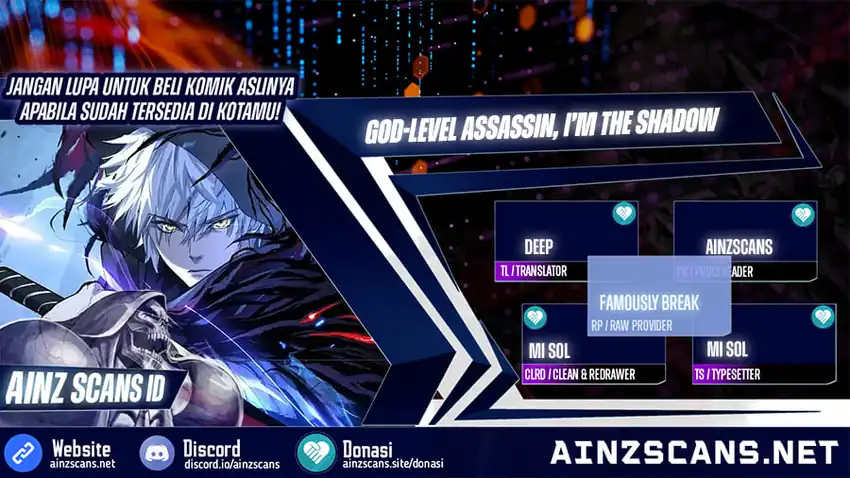 Komik God-level Assassin, I’m the Shadow Chapter 100 gambar 1