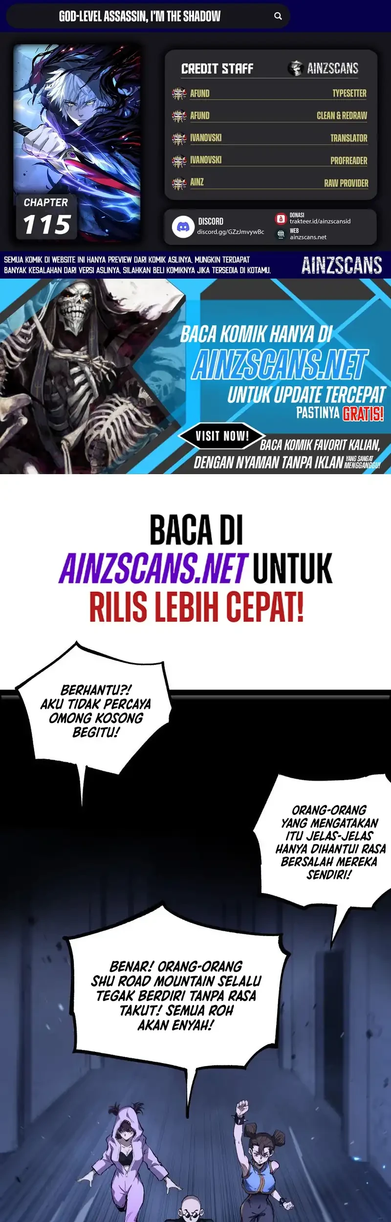 Komik God-level Assassin, I’m the Shadow Chapter 115 gambar 1