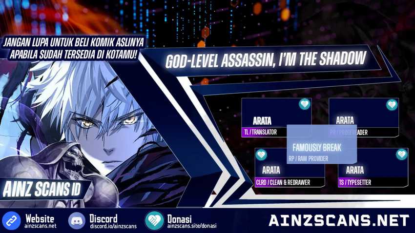 Komik God-level Assassin, I’m the Shadow Chapter 15 gambar 1