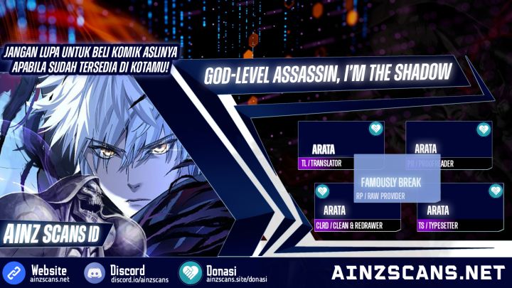 Komik God-level Assassin, I’m the Shadow Chapter 16 gambar 1