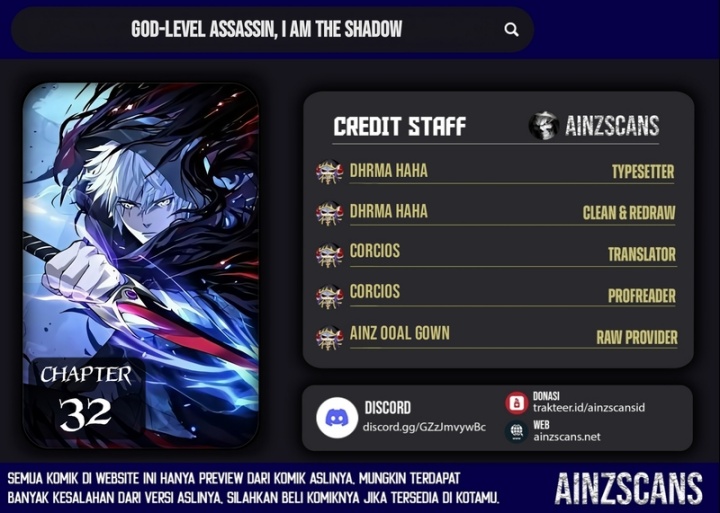 Komik God-level Assassin, I’m the Shadow Chapter 32 gambar 1