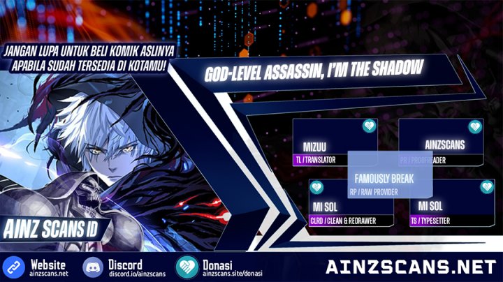 Komik God-level Assassin, I’m the Shadow Chapter 45 gambar 1