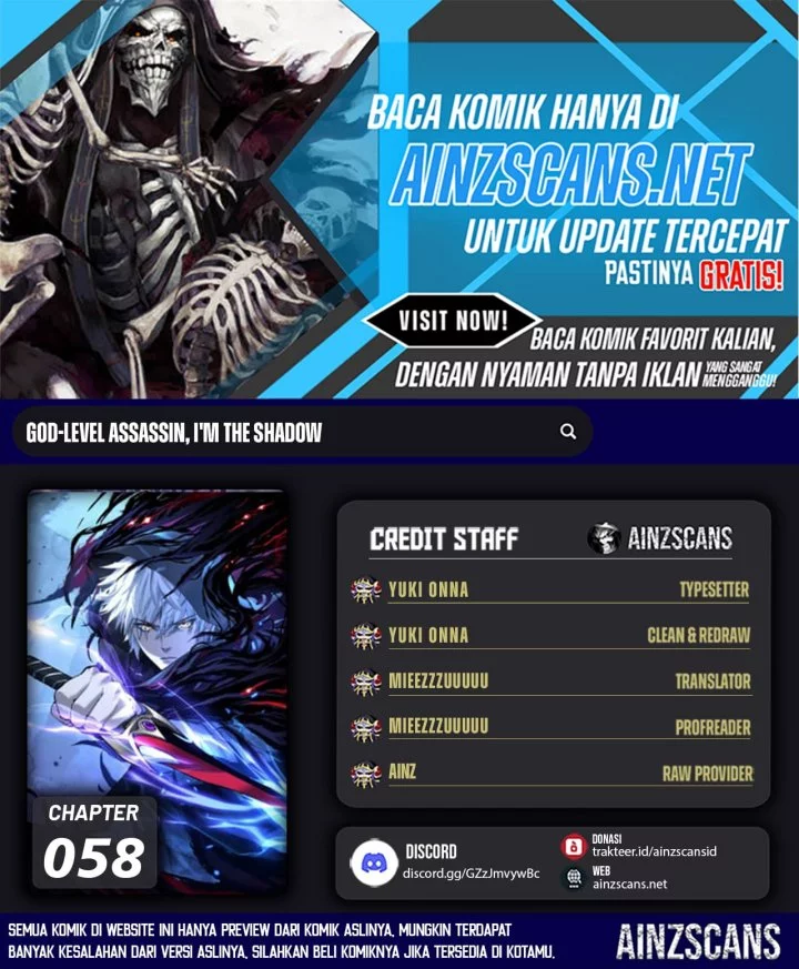 Komik God-level Assassin, I’m the Shadow Chapter 58 gambar 1