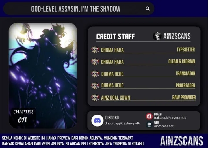 Komik God-level Assassin, I’m the Shadow Chapter 71 gambar 1