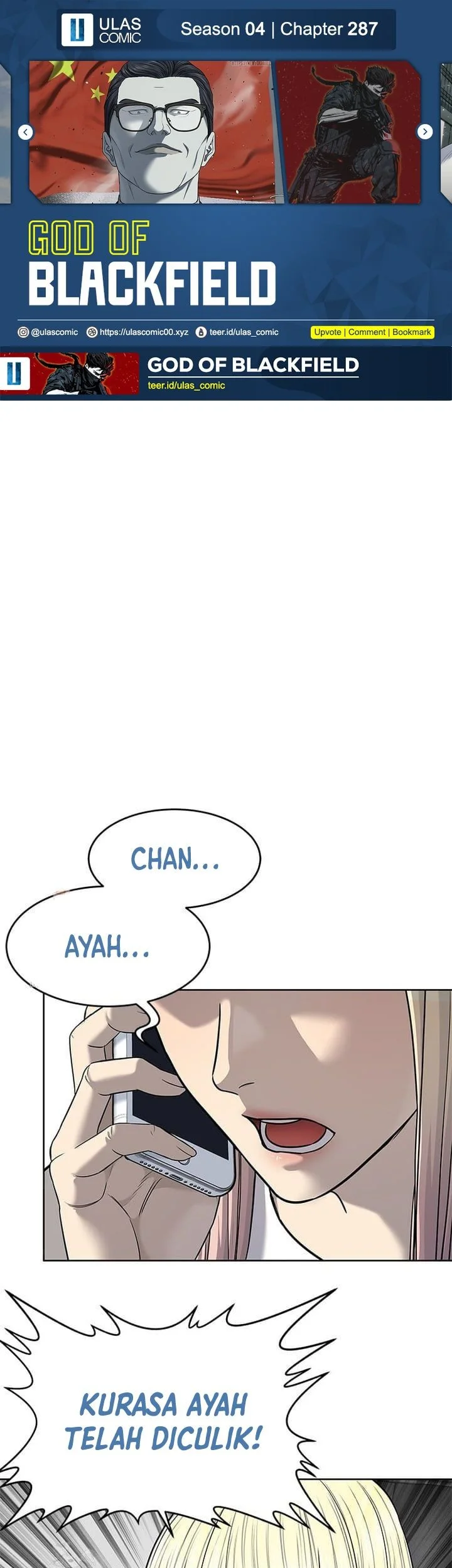 Komik God of Blackfield Chapter 287 gambar 1