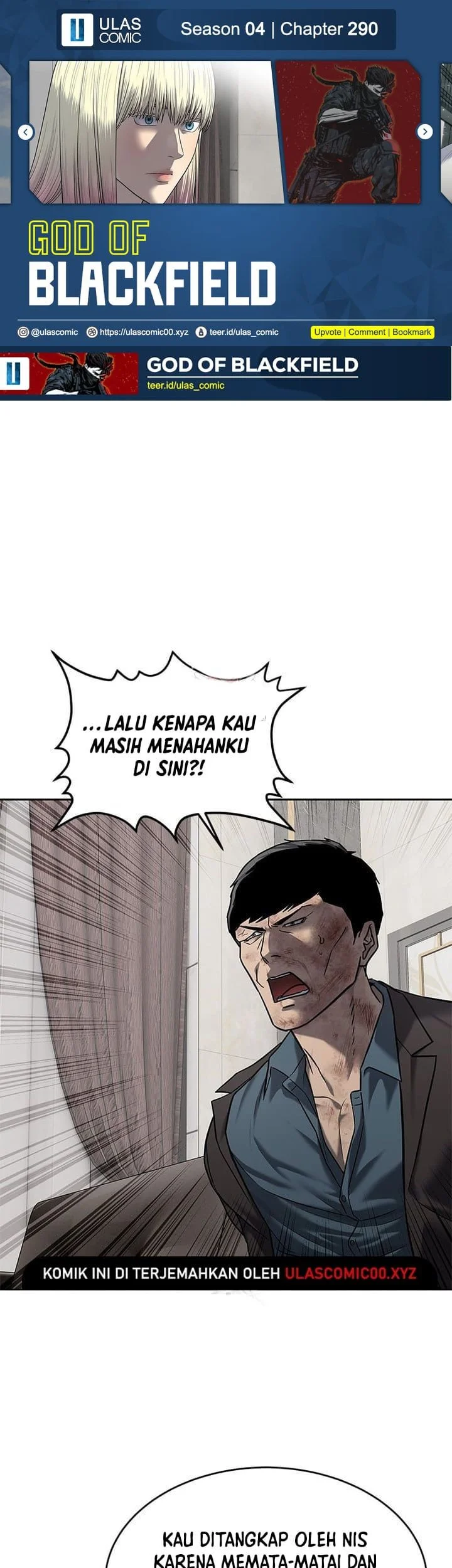 Komik God of Blackfield Chapter 290 gambar 1