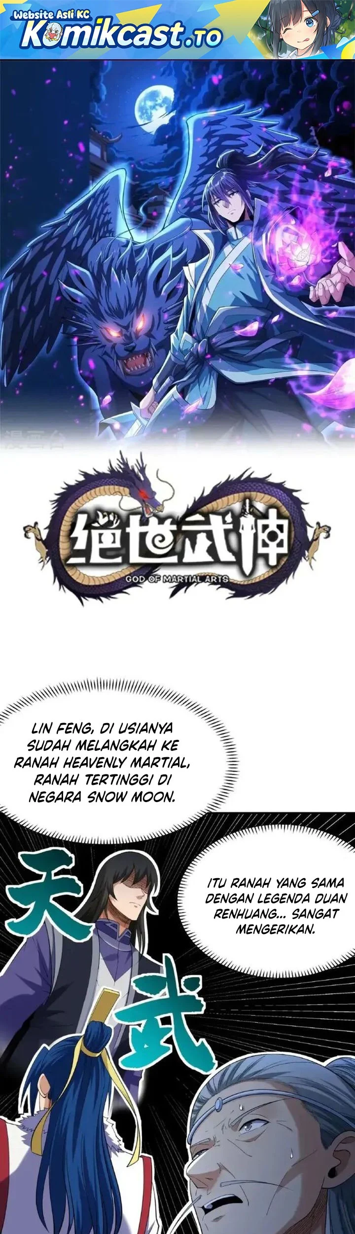 Komik God of Martial Arts Chapter 1024 gambar 1