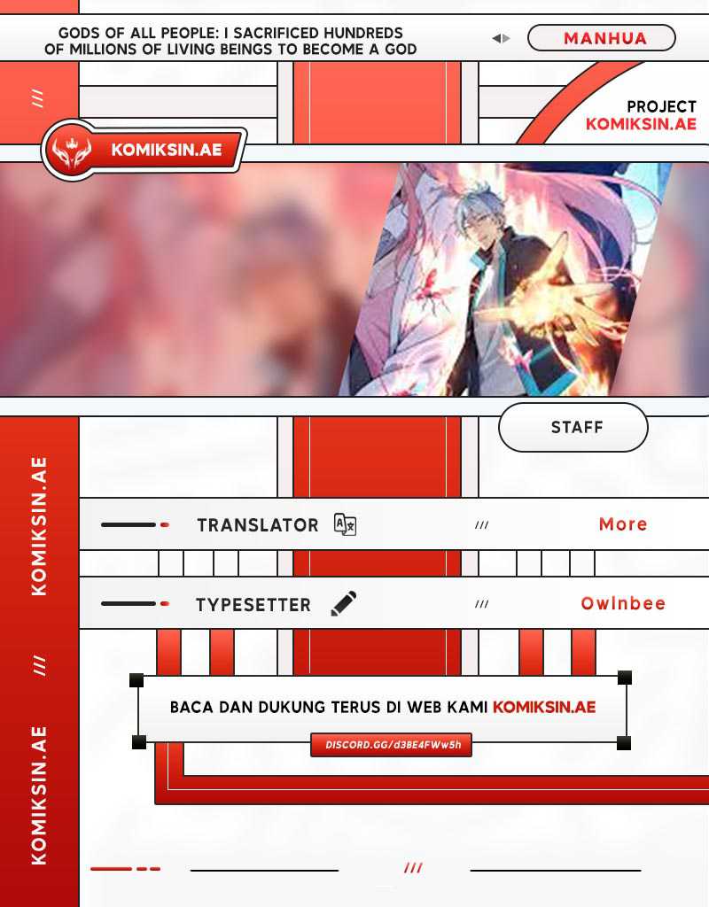 Komik Gods of All People: I Sacrificed Hundreds of Millions of Living Beings To Become a God Chapter 18 gambar 1