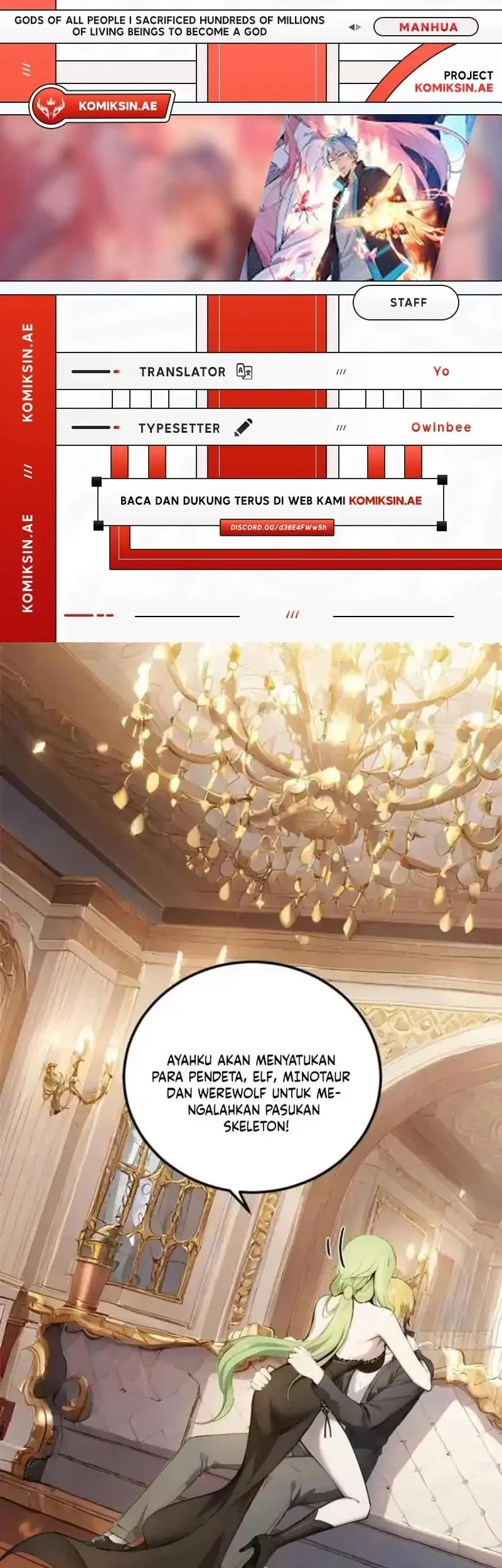 Komik Gods of All People: I Sacrificed Hundreds of Millions of Living Beings To Become a God Chapter 87 gambar 1