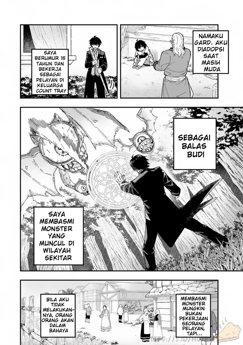 Gomi Ika da to Tsuihou Sareta Shiyounin, Jitsu wa Zense Kenja desu ~Shijou Saikyou no Kenja, Sekai Saikouhou no Gakuen ni Kayou~ Chapter 1 Gambar 3
