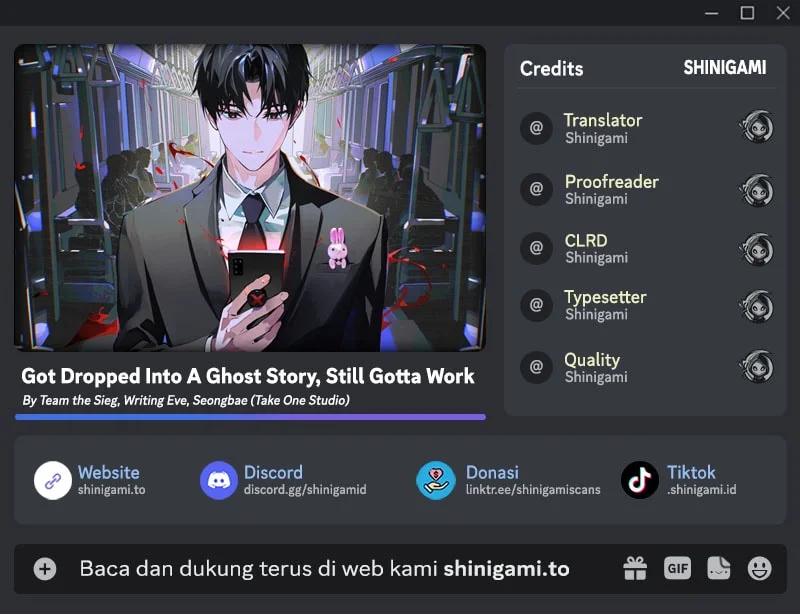 Komik Got Dropped Into A Ghost Story, Still Gotta Work Chapter 0.1 gambar 1