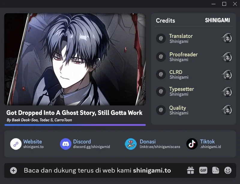 Komik Got Dropped Into A Ghost Story, Still Gotta Work Chapter 13 gambar 1