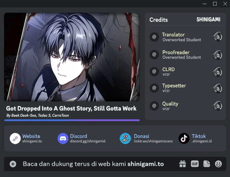 Komik Got Dropped Into A Ghost Story, Still Gotta Work Chapter 33 gambar 1