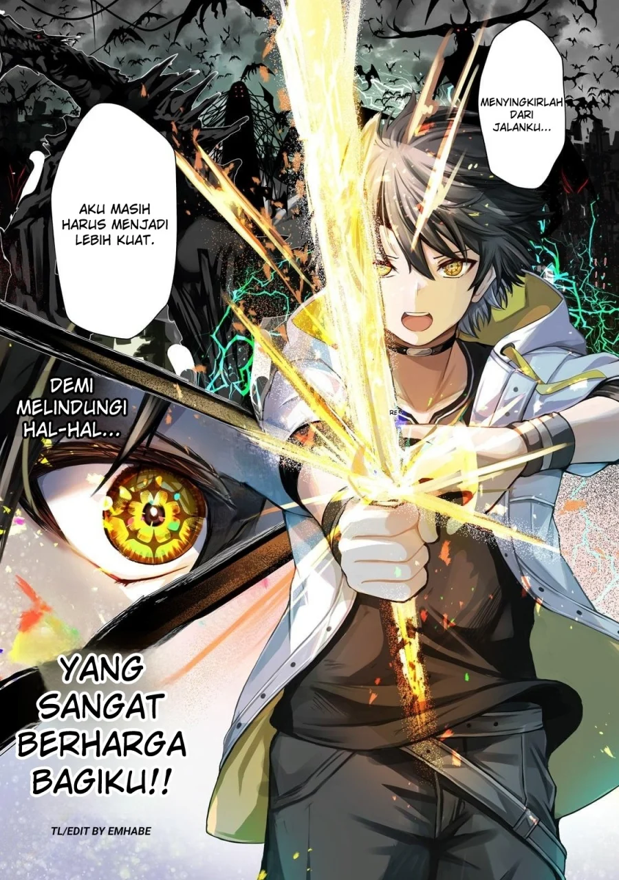Manga Hai no Sekai wa Kami-no-me de Irodoku: Ore dake Mieru Status de, Saijaku kara Saikyou e Kageagaru Chapter 1 gambar 2