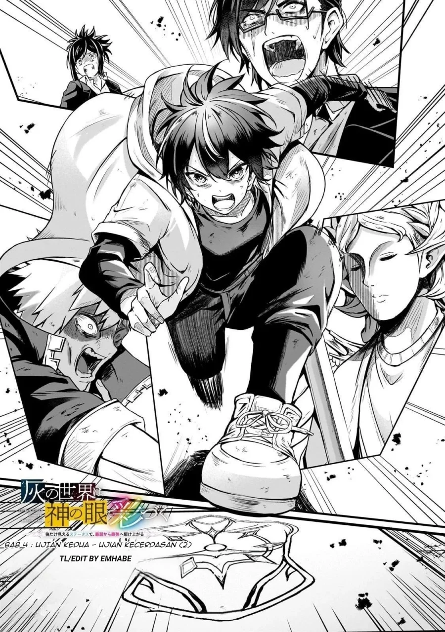 Manga Hai no Sekai wa Kami-no-me de Irodoku: Ore dake Mieru Status de, Saijaku kara Saikyou e Kageagaru Chapter 4 gambar 2