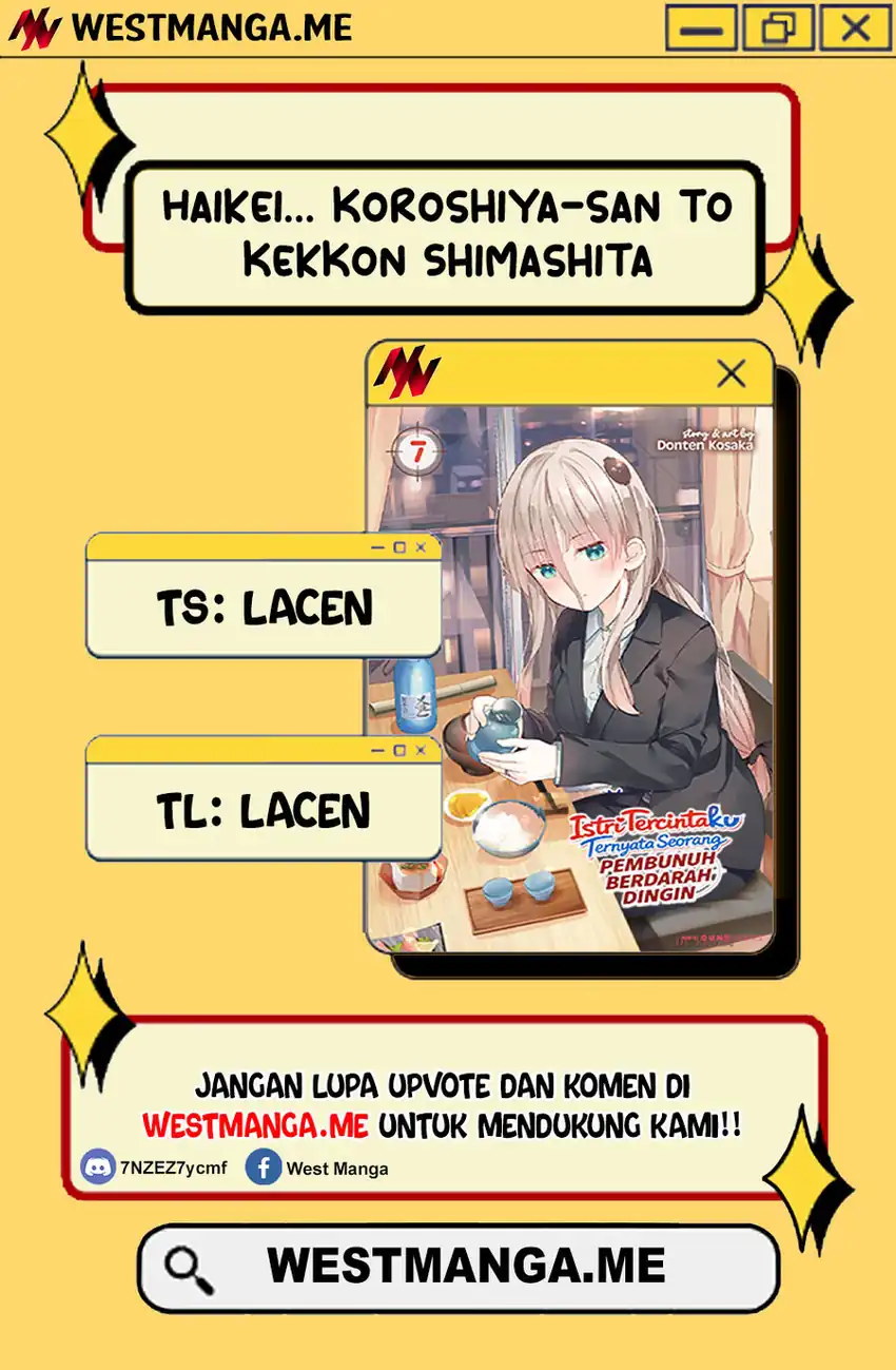 Komik Haikei… Koroshiya-san to Kekkon Shimashita Chapter 55 gambar 1