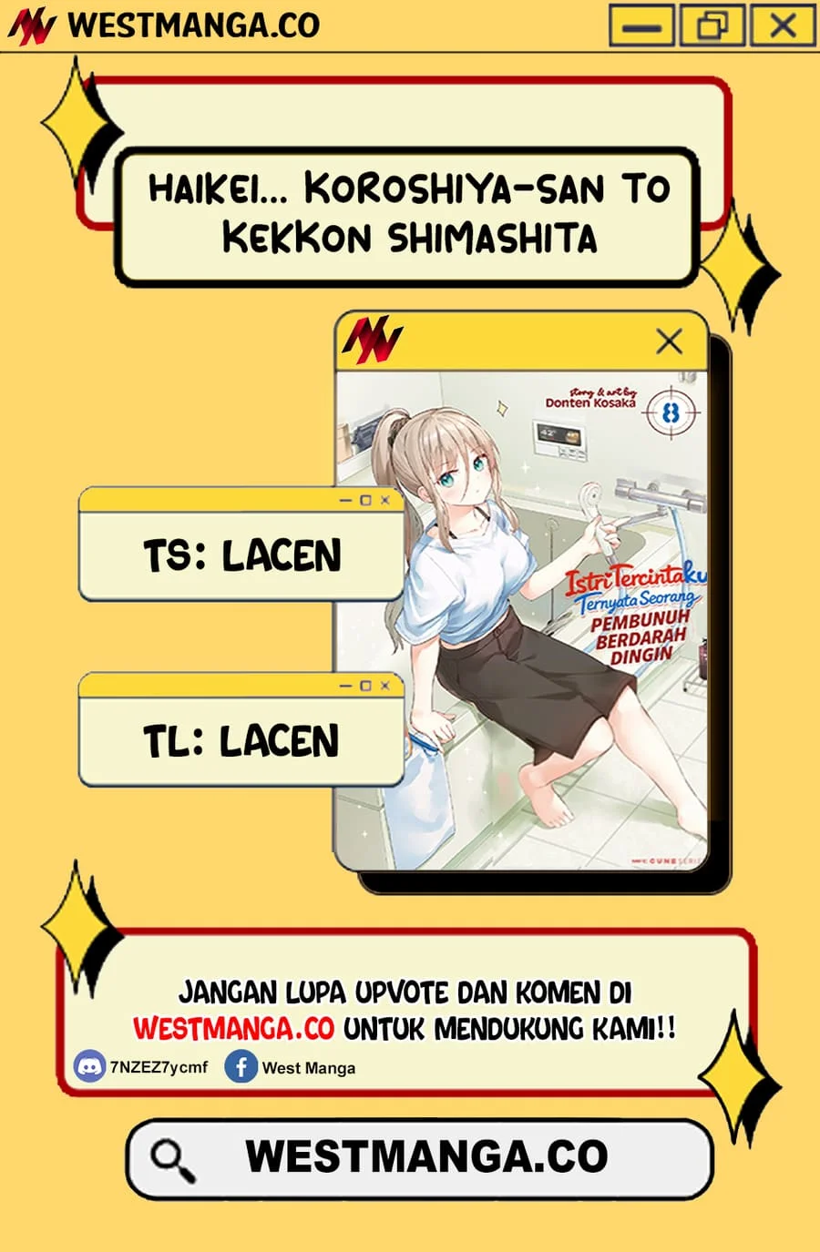Komik Haikei… Koroshiya-san to Kekkon Shimashita Chapter 63 gambar 1