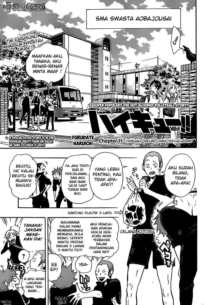 Komik Haikyuu!! Chapter 11 gambar 1