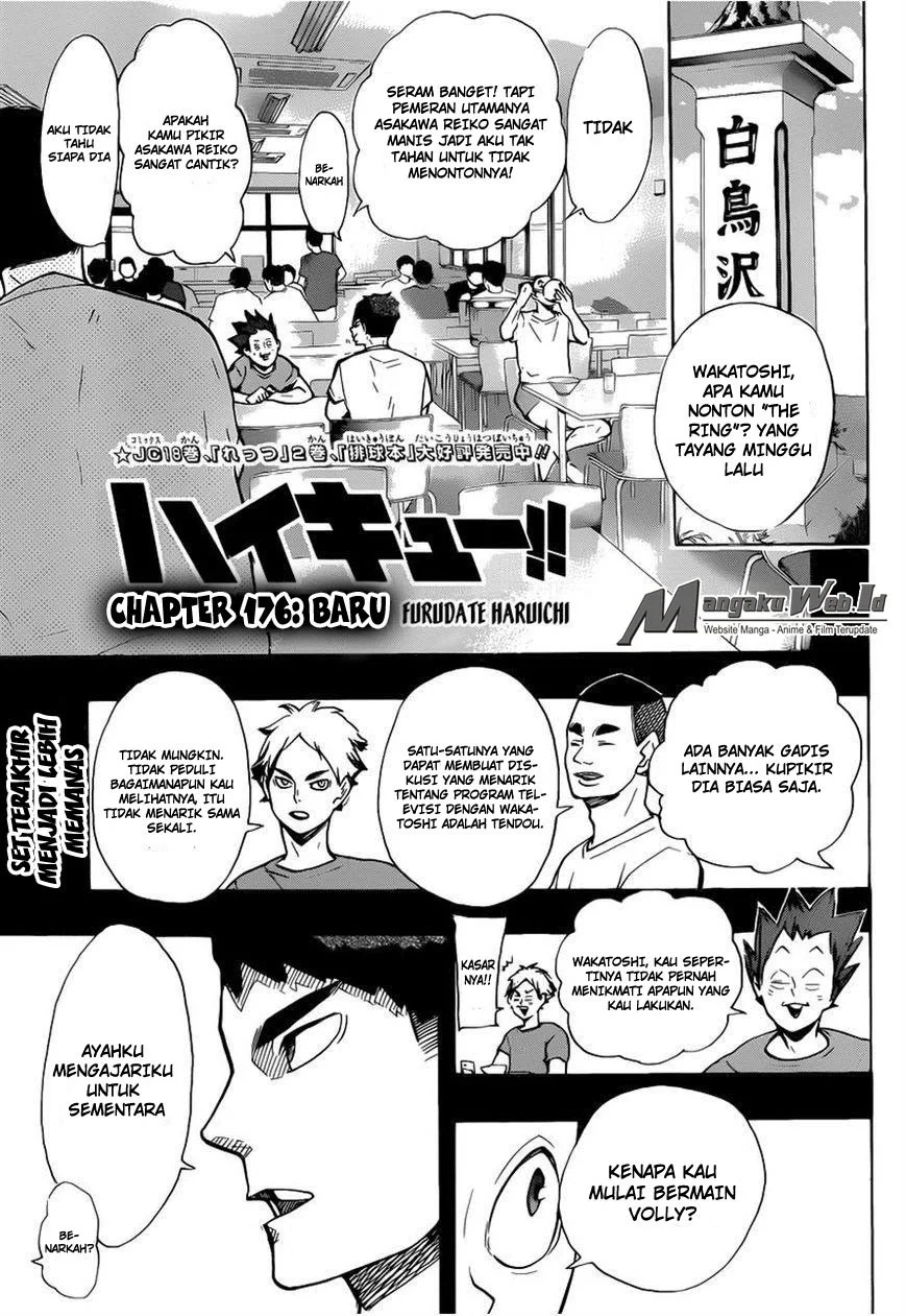 Komik Haikyuu!! Chapter 176 gambar 1