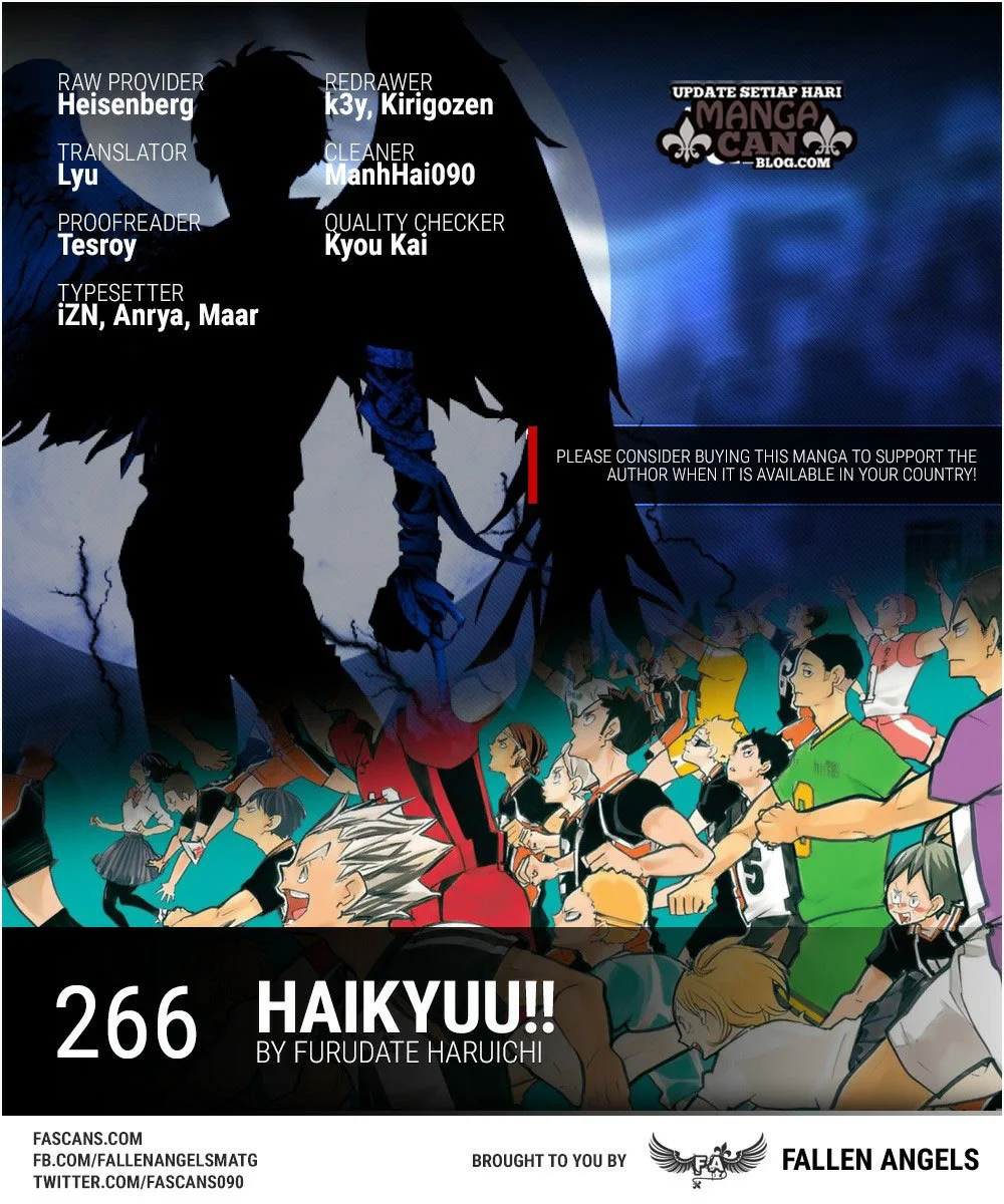 Komik Haikyuu!! Chapter 266 gambar 1