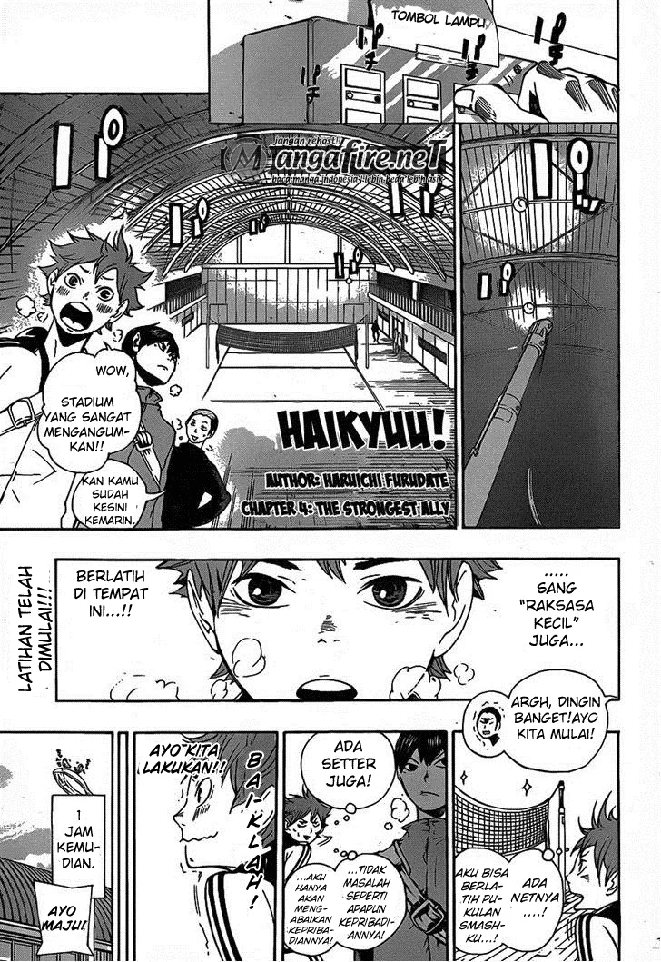 Komik Haikyuu!! Chapter 4 gambar 1
