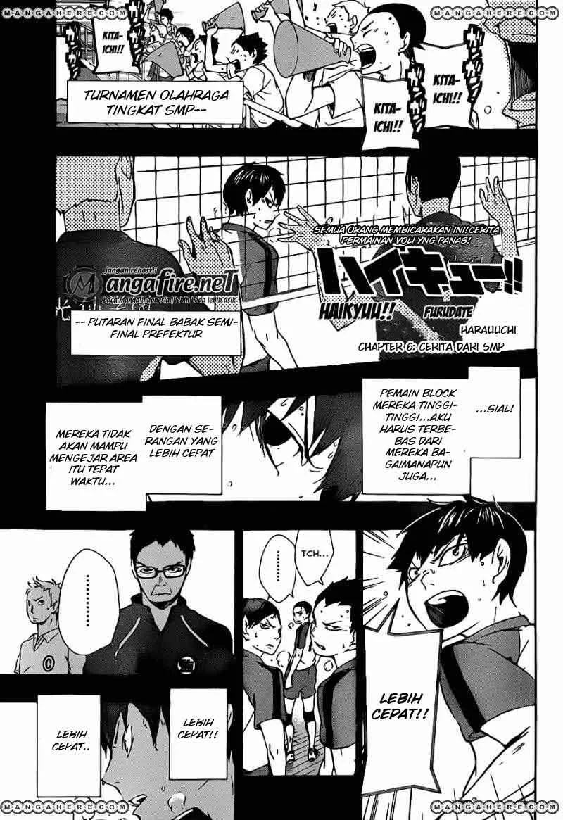 Komik Haikyuu!! Chapter 6 gambar 1