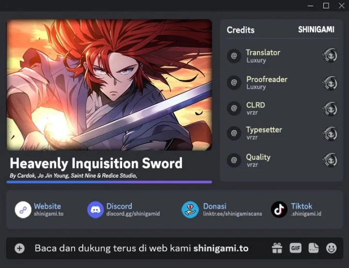 Komik Heavenly Inquisition Sword Chapter 140 gambar 1