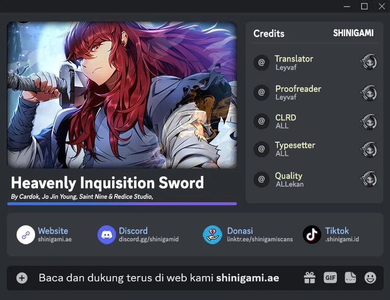 Komik Heavenly Inquisition Sword Chapter 145 gambar 1