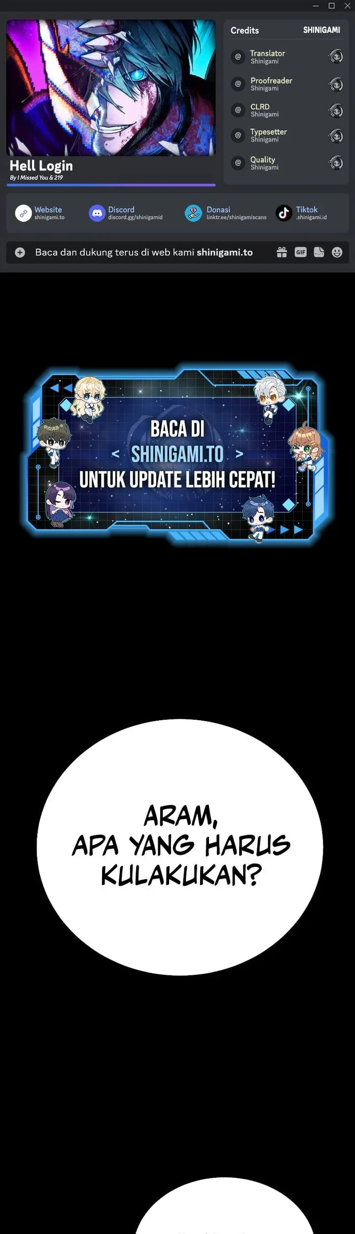 Komik Hell Login Chapter 1 gambar 1