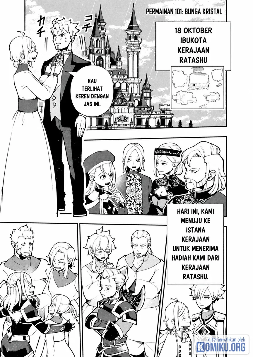 Komik Hell Mode: Yarikomi Suki no Gamer wa Hai Settei no Isekai de Musou Suru Chapter 101.1 gambar 1