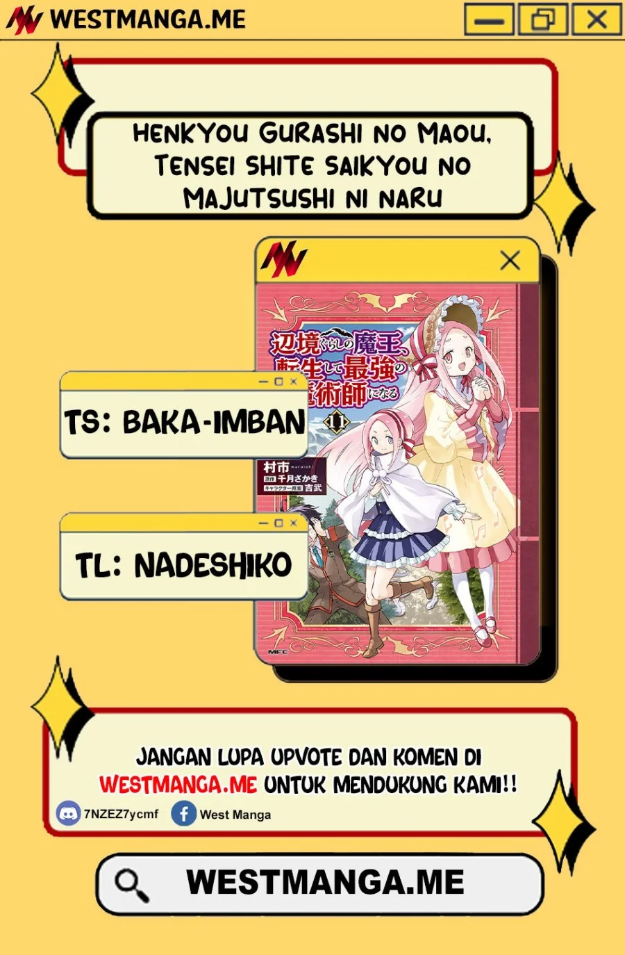 Manga Henkyou Gurashi no Maou, Tensei shite Saikyou no Majutsushi ni naru 〜Aisarenagara Nariagaru Moto Maō wa, Ningen o Shiritai〜 Chapter 49 gambar 2
