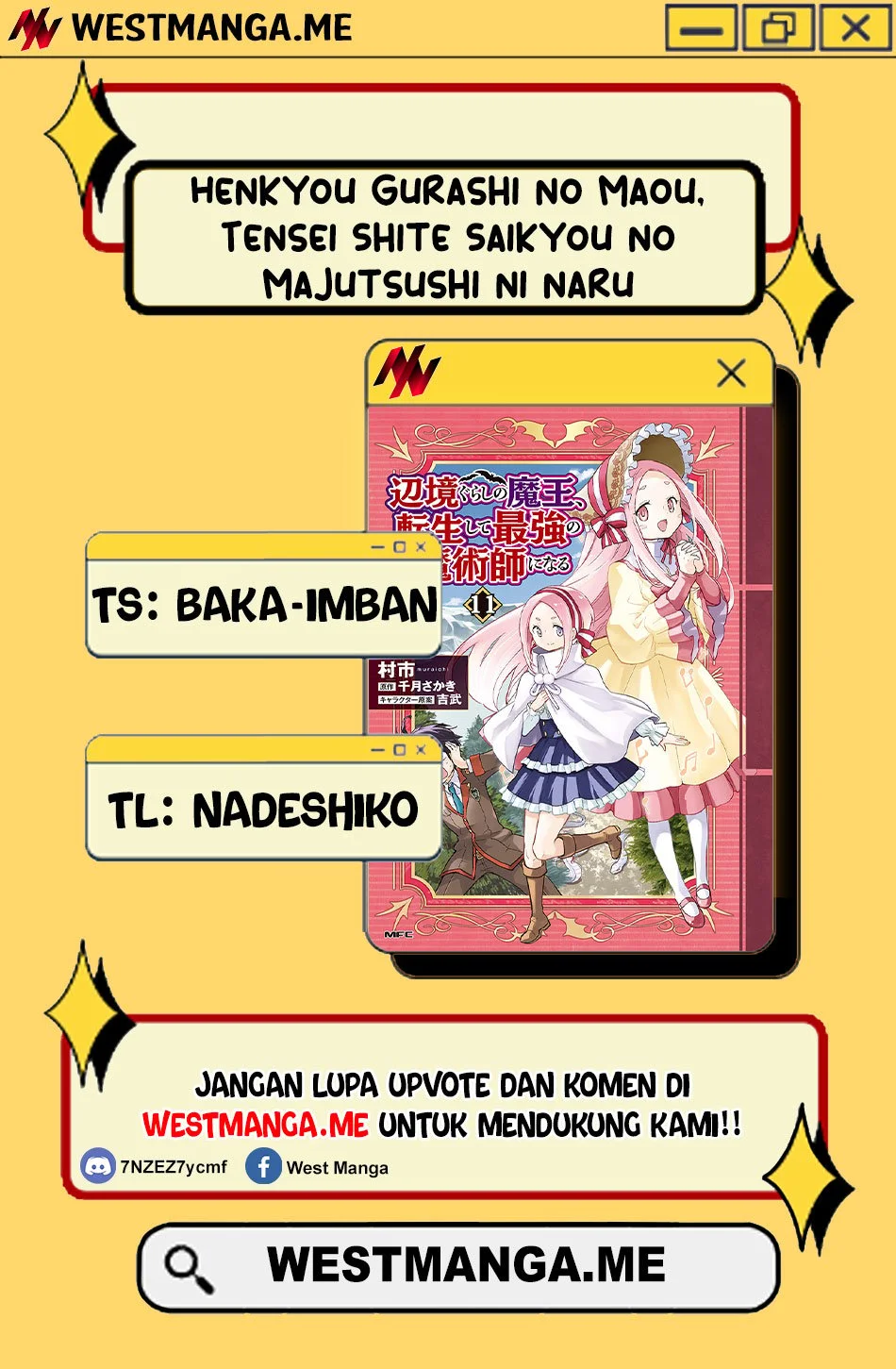 Manga Henkyou Gurashi no Maou, Tensei shite Saikyou no Majutsushi ni naru 〜Aisarenagara Nariagaru Moto Maō wa, Ningen o Shiritai〜 Chapter 50 gambar 2