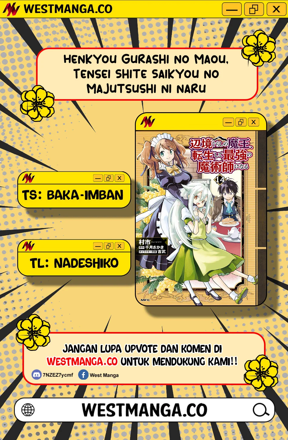 Manga Henkyou Gurashi no Maou, Tensei shite Saikyou no Majutsushi ni naru 〜Aisarenagara Nariagaru Moto Maō wa, Ningen o Shiritai〜 Chapter 61 gambar 2